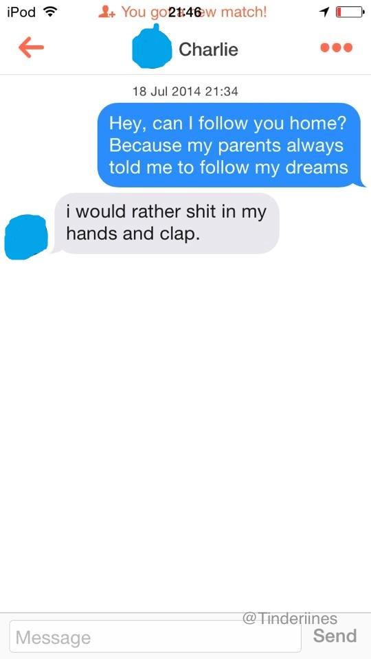 These 19 Texts Prove Tinder Is Where Bad Pickup Lines Go To Die Page 4 Of 6