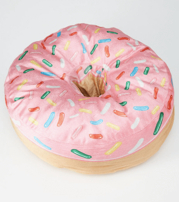 Pink Donut Pillow
