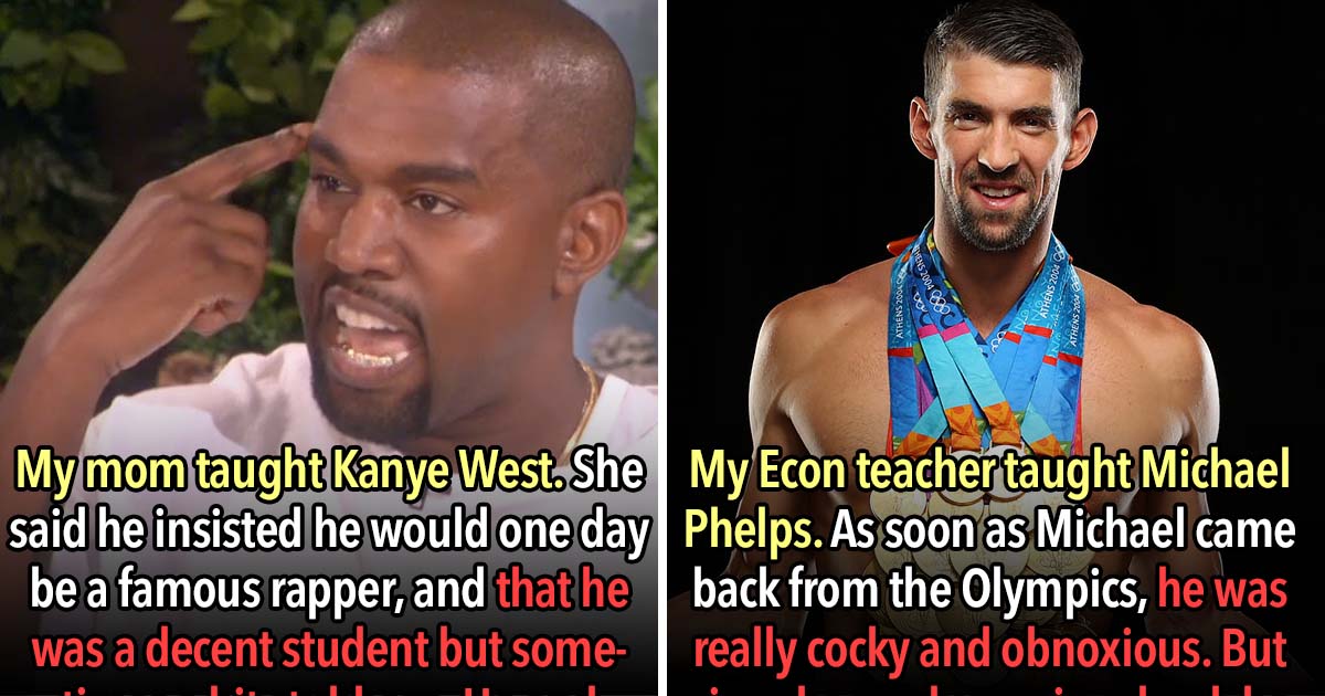 23 Teachers Reveal What Famous Celebrities Were Really Like In Class