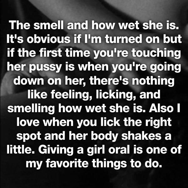 Why do girls like to eat pussy