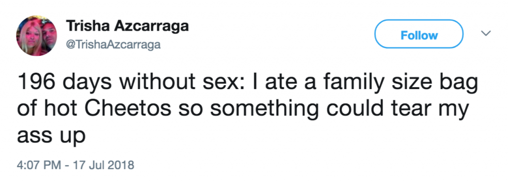 20 Days Without Sex Tweets That Accurately Capture The Hell Of Not Getting Laid