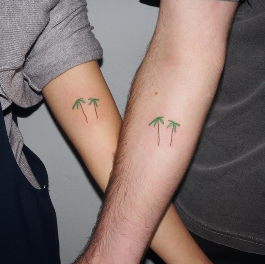 33 Couple Tattoos That'll Look Super Cute On Their Own