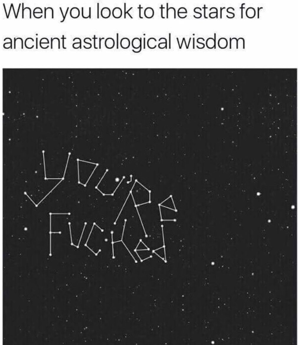 science astrology memes