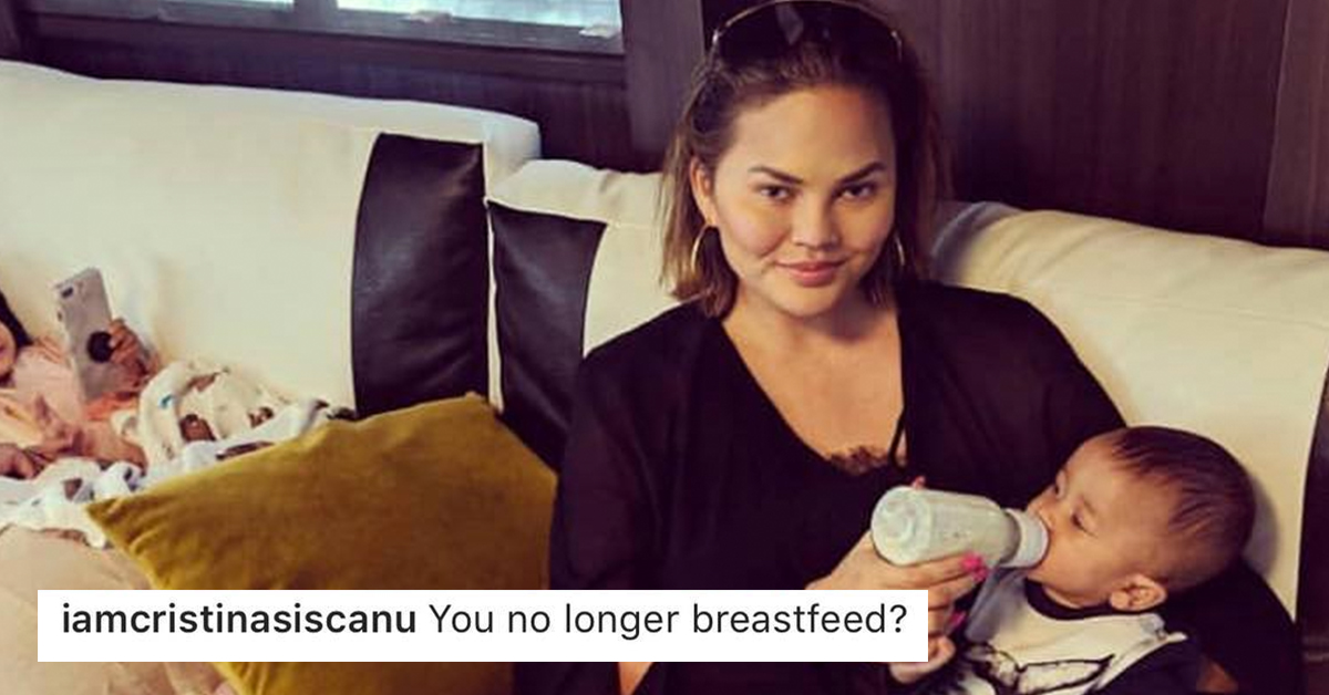 Chrissy Teigen Had A Brilliant Clap Back After Instagram Troll