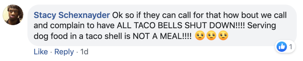 taco bell out of tacos