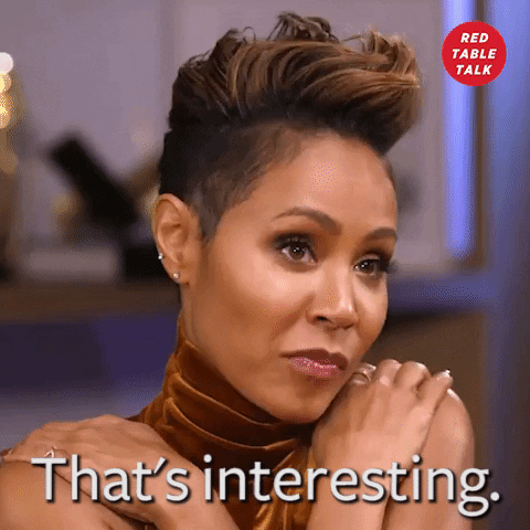 "that's Interesting" GIF of Halle Berry
